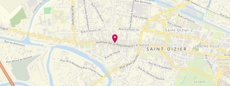Plan de La Gitane, 318 avenue de la République, 52100 Saint-Dizier