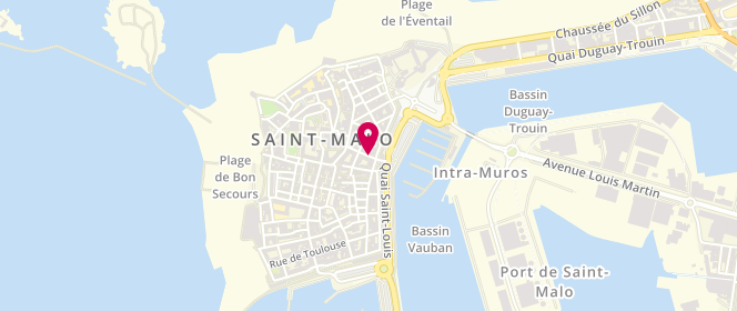 Plan de GAUTIER Dominique, 3 Grand Rue, 35400 Saint-Malo