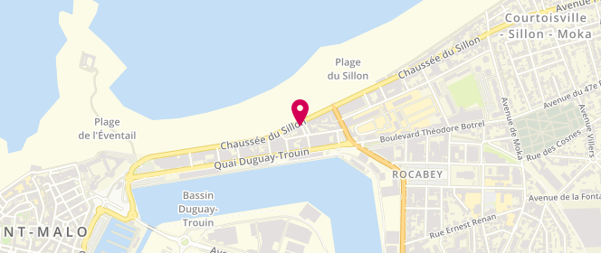 Plan de L'épicerie du Sillon, 2 place de la Fontaine, 35400 Saint-Malo