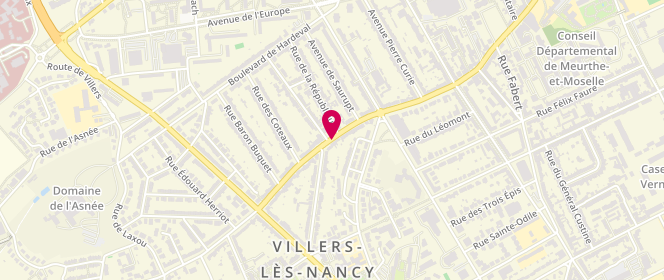 Plan de Bar de l'Avenue, 120 Avenue General Leclerc, 54600 Villers-lès-Nancy