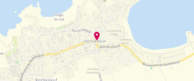 Plan de Le Rotheneuf, 2 place du Canada, 35400 Saint-Malo