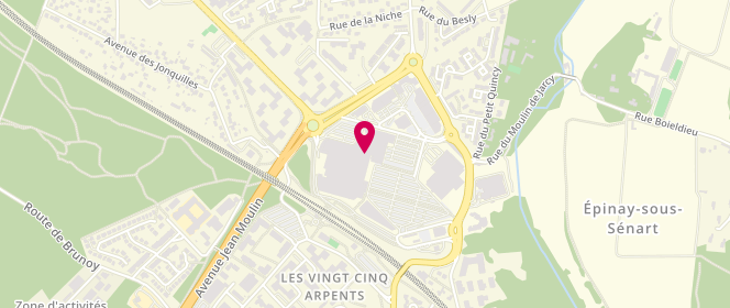 Plan de La Neyrac, Centre Commercial Val d'yerres, 91800 Boussy-Saint-Antoine