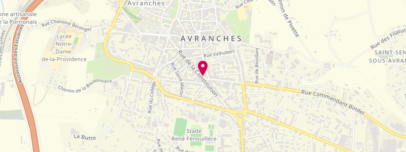 Plan de Le Longchamp, Basse-Normandie
55 Rue de la Constitution, 50300 Avranches