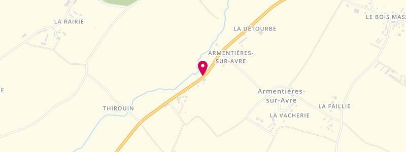 Plan de Le Relais Paris Bretagne, Route Nationale 12, 27820 Armentières-sur-Avre