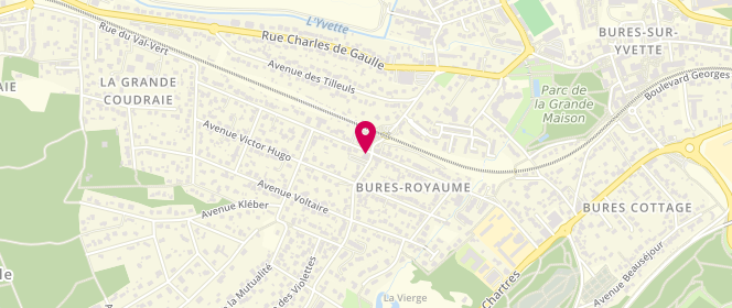 Plan de Le Fontenoy, 27 avenue du Maréchal Foch, 91440 Bures-sur-Yvette