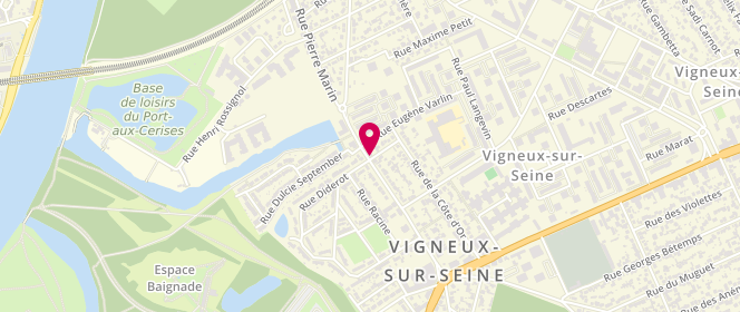 Plan de Le Saint Claude, 35 Rue Pierre Marin, 91270 Vigneux-sur-Seine