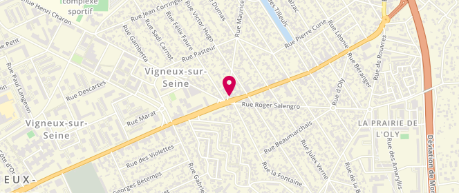 Plan de Le Marigny, 171 avenue Henri Barbusse, 91270 Vigneux-sur-Seine
