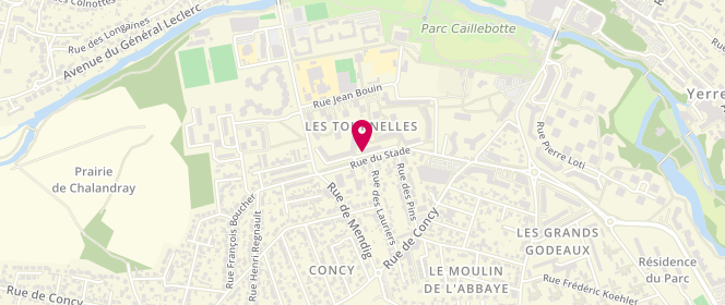 Plan de Les Tournelles, Rue du Stade, 91330 Yerres