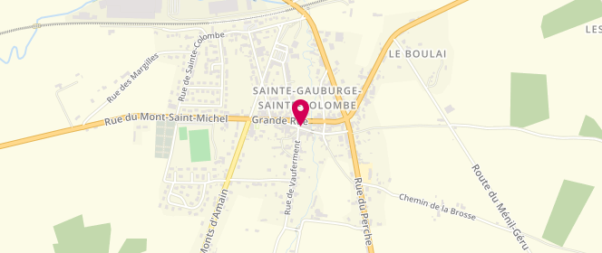 Plan de LEVILLAIN Luc, 14 place du Marché, 61370 Sainte-Gauburge-Sainte-Colombe