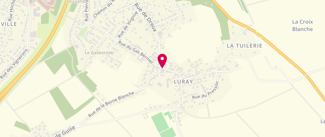 Plan de Le Luat, 17 Grande Rue, 28500 Luray