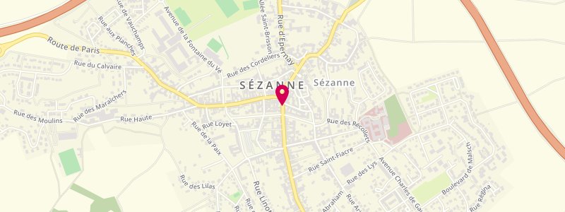 Plan de Le Vieux Sézanne, 3 Rue Bouvier Sassot, 51120 Sézanne