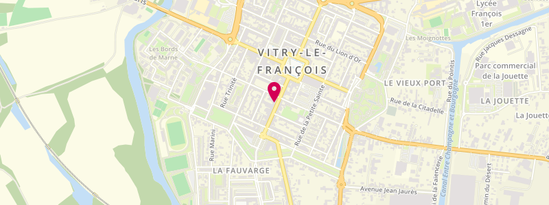 Plan de La Civette, 27 Rue Aristide Briand, 51300 Vitry-le-François