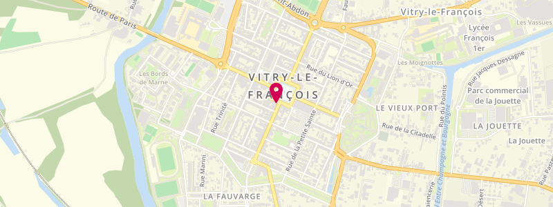 Plan de Maison de la Presse, 57 Rue Aristide Briand, 51300 Vitry-le-François