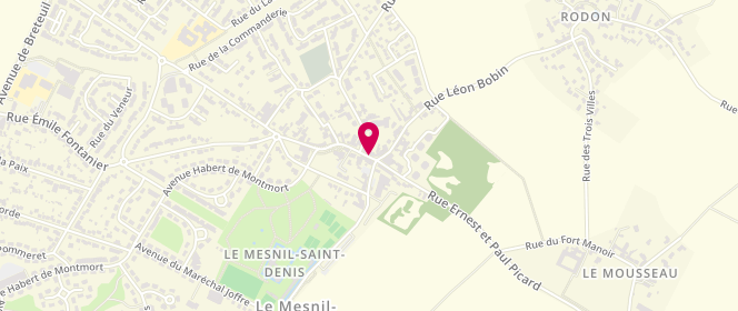 Plan de Le Mesnil, 4 Bis Rue Raymond Berrurier, 78320 Le Mesnil-Saint-Denis