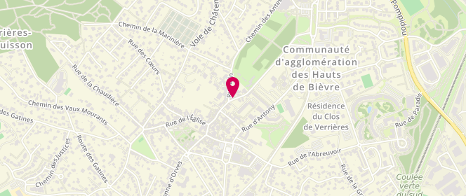 Plan de Au Buisson, 18 Rue d'Estienne d'Orves, 91370 Verrières-le-Buisson
