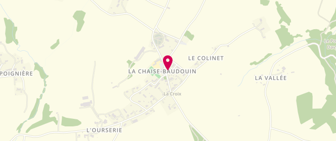 Plan de Chez Chantal, 8 Rue Baudouin de Mosles, 50370 La Chaise-Baudouin