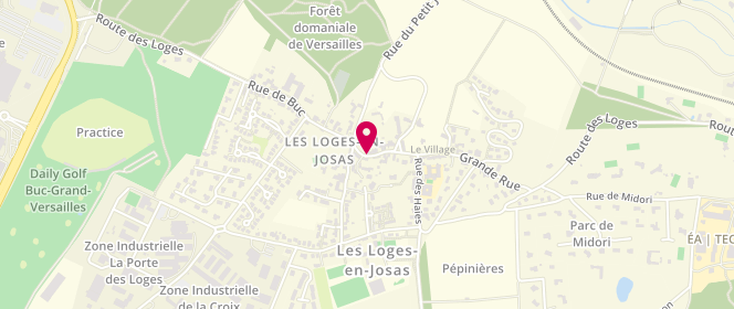 Plan de Cafe de la Mairie, 7 place Louis Grenier, 78350 Les Loges-en-Josas