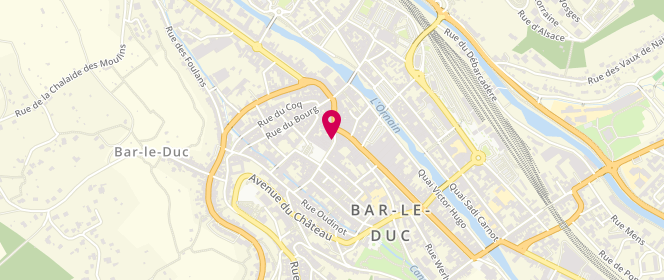 Plan de Le Barisien, 42 Rue Jean Jacques Rousseau, 55000 Bar-le-Duc