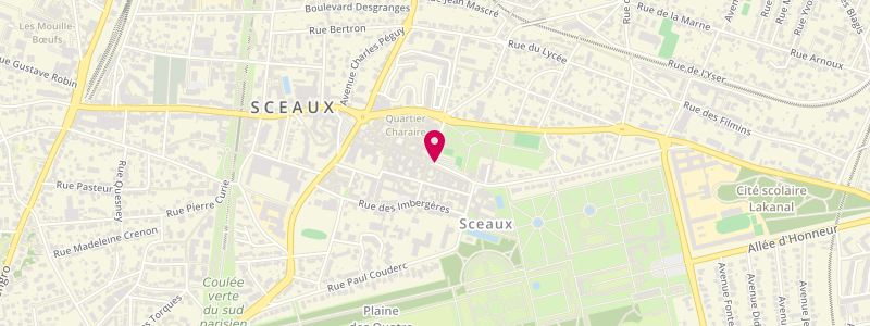 Plan de Le Saint Claude, 35 Rue Houdan, 92330 Sceaux