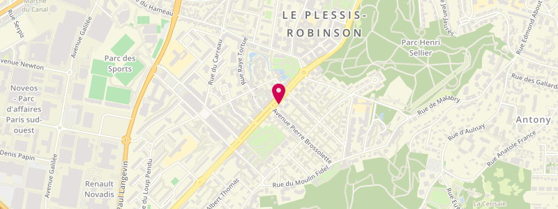 Plan de Mag'presse, 15 Bis avenue Charles de Gaulle, 92350 Le Plessis-Robinson
