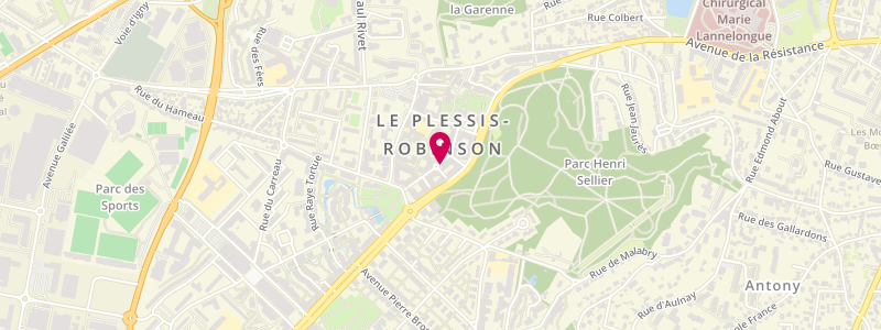 Plan de Pless2Be, 10 place François Spoerry, 92350 Le Plessis-Robinson