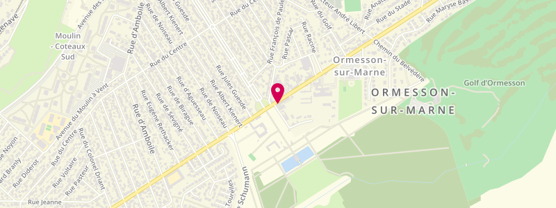 Plan de Café de la Mairie, 4 avenue Wladimir d'Ormesson, 94490 Ormesson-sur-Marne