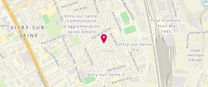Plan de Le Reinitas, 57 Av. La Bruyère, 94400 Vitry-sur-Seine