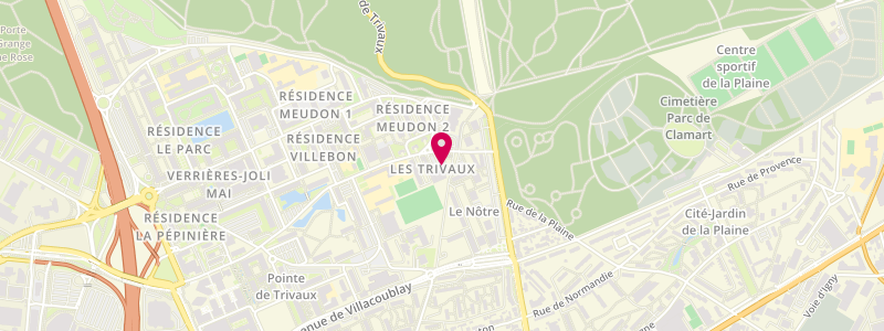 Plan de La Camargue, 18 Allée Marcel Simon, 92360 Meudon