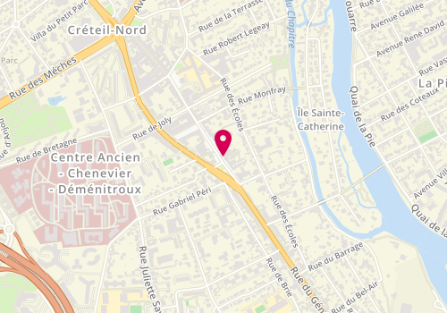 Plan de Le Diplomate, 103 Rue du Général Leclerc, 94000 Créteil