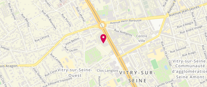 Plan de Maxi Tabac, 17 Avenue M de Robespierre, Bis, 94400 Vitry-sur-Seine