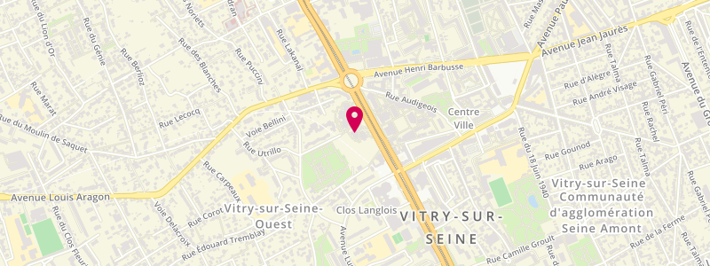 Plan de Maxi Tabac, 17 Avenue M de Robespierre, Bis, 94400 Vitry-sur-Seine