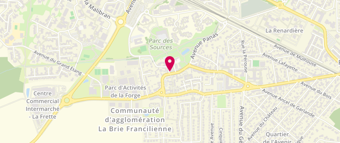 Plan de Le Carre d'As, 2 Rue Gare d'Emerainville, 77680 Roissy-en-Brie