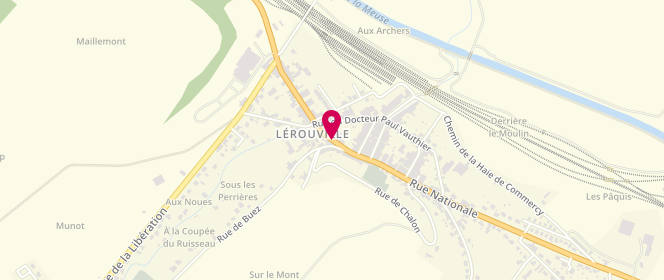 Plan de SEGUIN Isabelle, 32 Route Nationale, 55200 Lérouville