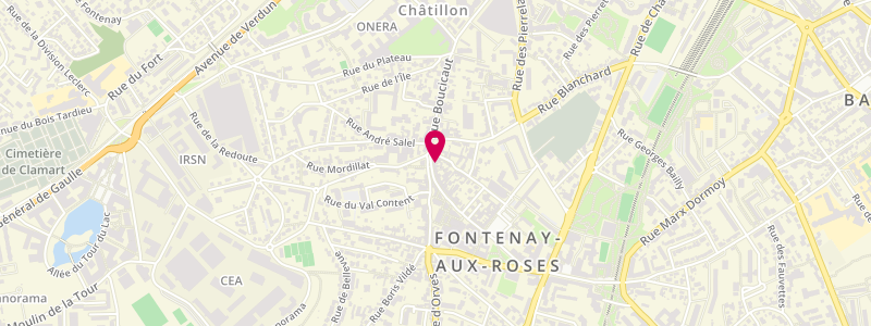 Plan de La Fontaine Aux Roses, 110 Rue Boucicaut, 92260 Fontenay-aux-Roses