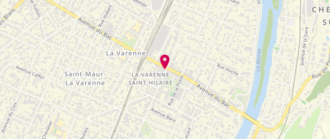 Plan de L'Etincelle, 86 avenue du Bac, 94210 Saint-Maur-des-Fossés