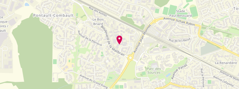 Plan de Le Roissy, 22 Résidence du Centre Commercial
22 Boulevard de la Malibran, 77680 Roissy-en-Brie
