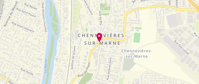 Plan de Au Repos de la Côte, 30 Rue du Général de Gaulle, 94430 Chennevières-sur-Marne