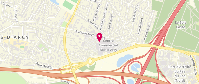 Plan de L'Eclair d'Arcy, 11 avenue Jean Jaurès, 78390 Bois-d'Arcy