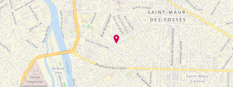 Plan de Le Narval, 2 Avenue Diderot, 94100 Saint-Maur-des-Fossés