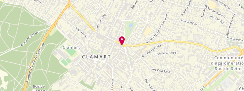 Plan de La Civette, 1 Rue Paul Vaillant Couturier, 92140 Clamart