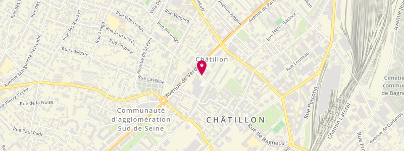Plan de Civette du Centre, 4 Rue Jean Pierre Timbaud, 92320 Châtillon