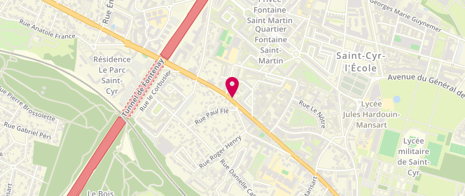 Plan de Le Fontenoy, 42 Bis Rue Gabriel Péri, 78210 Saint-Cyr-l'École