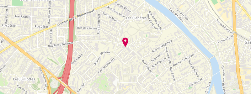 Plan de Le Royal Bleuet, 115 Rue Cheret, 94000 Créteil