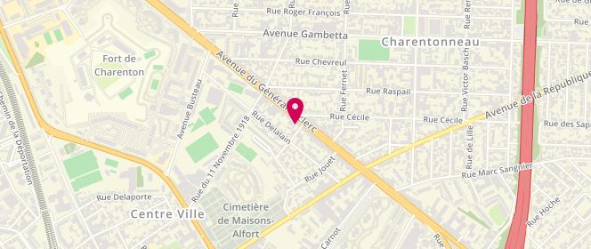 Plan de Le Balto, 46 avenue du Général-Leclerc, 94700 Maisons-Alfort