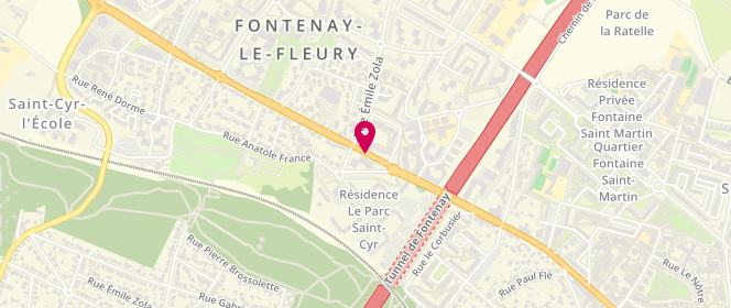 Plan de La Tentation, 1 Avenue République, 78330 Fontenay-le-Fleury