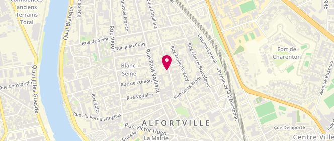 Plan de Le Vaillant, 122 Rue Edouard Vaillant, 94140 Alfortville