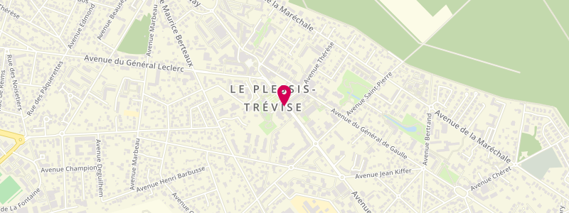 Plan de Maison de la Presse Plessis-Trévise, 38 avenue Ardouin, 94420 Le Plessis-Trévise