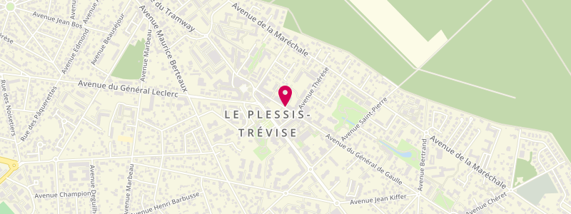 Plan de Le Brazza, 19 avenue du Général de Gaulle, 94420 Le Plessis-Trévise