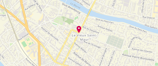 Plan de L'Arc en Ciel, 34 avenue de Condé, 94100 Saint-Maur-des-Fossés