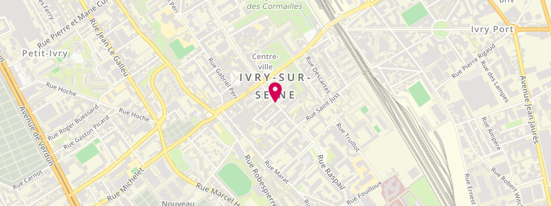 Plan de Brasserie des Sports, 8 Rue Raspail, 94200 Ivry-sur-Seine
